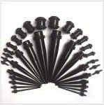 40-Piece Acrylic Ear Stretching Kit Set