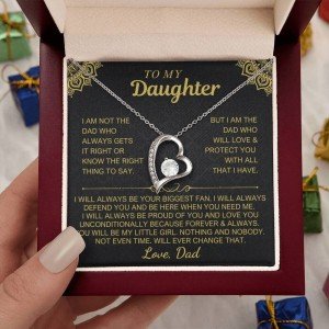 Custom Necklace Gift for Daughter from Dad