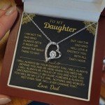Custom Necklace Gift for Daughter from Dad