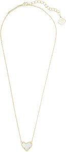 Kendra Scott Ari Heart Adjustable Length Pendant Necklace for Women Fashion Jewl