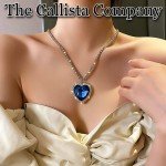 Titanic Blue Heart of the Ocean Pendant Necklace