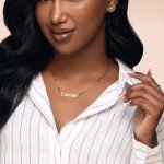 Custom Silver Name Necklace with Figaro Chain