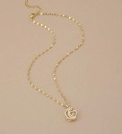 Gold Plated Heart Pendant Necklace for Women