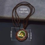Bohemian Tree of Life Wooden Pendant Necklace