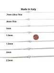 925 Sterling Silver Box Chain Pendant Necklace