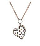 Colorful Heart Pendant Necklace by Betsey Johnson