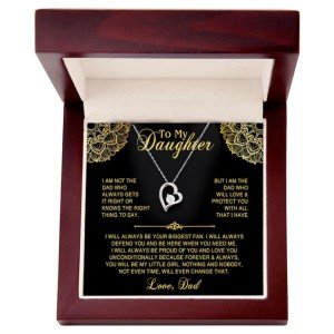 Dad's Heartfelt Necklace Gift for Daughter