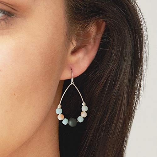 Mermaid Aromatherapy Hoop Earrings with Essential Oils