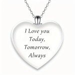 Heart-Shaped Butterfly Pendant Necklace for Women