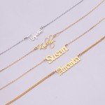 Personalized Sterling Silver Name Necklace Pendant