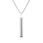 Mindfulness Breathing Anxiety Relief Necklace Pendant