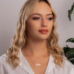 Personalized Sterling Silver Name Necklace Pendant