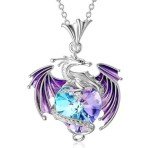Sterling Silver Dragon Pendant Necklace