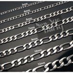 Stainless Steel Figaro Chain Necklace for Everyone