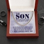 Love From Dad And Mom Necklace for Son