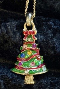 Christopher Radko Holiday Tree Necklace