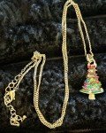 Christopher Radko Holiday Tree Necklace