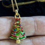 Christopher Radko Holiday Tree Necklace