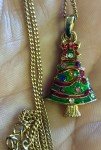 Christopher Radko Holiday Tree Necklace