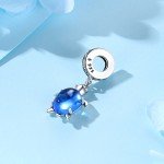 925 Sterling Silver Turtle Heart Charm Pendant