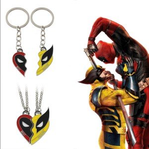 Deadpool & Wolverine Best Friends Necklace Set