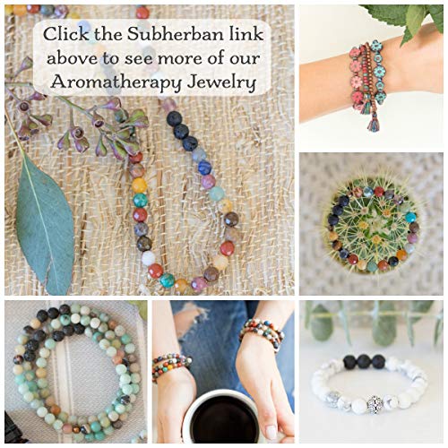 Mermaid Aromatherapy Hoop Earrings with Essential Oils