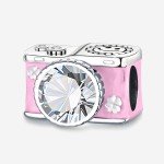 925 Sterling Silver Camera & Travel Pendant Beads