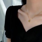 Trendy Gold Love Pendant Necklace for Women