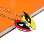 Deadpool and Wolverine Matching Pendant Necklace Set