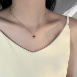 Trendy Gold Love Pendant Necklace for Women
