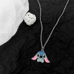 Personalized Disney Stitch Couple Necklace Pendant