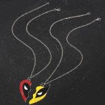 Deadpool and Wolverine Matching Pendant Necklace Set