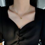 Trendy Gold Love Pendant Necklace for Women