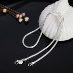 Silver Snake Chain Necklace for Men & Women