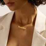 Personalized Cursive Name Necklace for Women