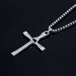 Vin Diesel Inspired Cross Pendant Necklace for Men