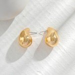 Trendy Minimalist Droplet Necklace and Earrings Set