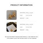 Trendy Minimalist Droplet Necklace and Earrings Set