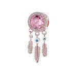 Pink Murano Glass Beads for Pandora Jewelry