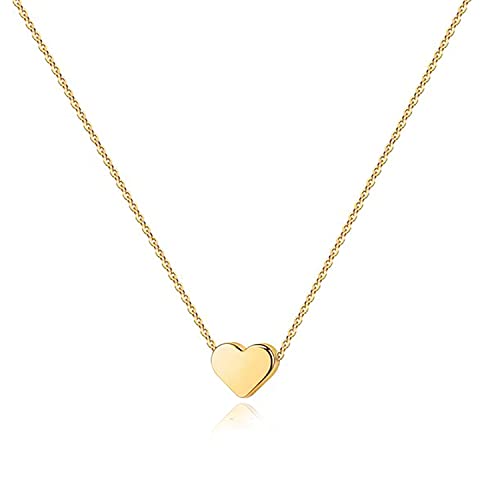 14K Gold Plated Round Pea Pendant Necklace