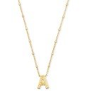Kendra Scott Gold Letter A Pendant Necklace