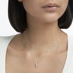 Swarovski Attract Trilogy White Pendant Necklace