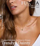 Dainty 14K Gold Plated Emerald Birthstone Necklace