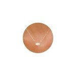 Dainty Gold Plated Rose Quartz Oval Pendant Necklace