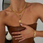 Dainty 14K Gold Plated Emerald Birthstone Necklace