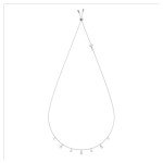 SWAROVSKI Attract choker, White, Rhodium Finish