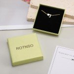 Rotnso Cross Necklace for Women 14K Gold Plated Small Cross Pendant Choker Minimalist Necklace Dainty Simple Trendy Cute Layered Cross Chain Faith Jewelry Gift