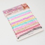 BodyJ4You 24PC Tattoo Choker Necklace for Women - 90s Choker Necklaces Fashion Trend - Pride Rainbow Choker Clear Black Purple Pink Daisy Flower - Stretchy Elastic Chokers Neck Lace