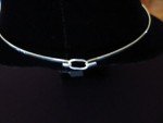 925 Sterling Silver Jewelry 3mm V-with Clasp Choker/Collar/Necklace