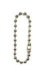 12mm Chunky Ball Chain Necklace Choker 18"  ~ NPS Steel Beads 1/2" ~ Goth Retro